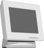 Flat Computer Monitor Clip Art